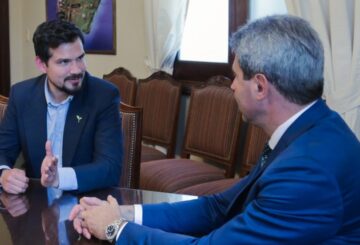 Uñac recibió a Quezada Gaete el pasado 11 de noviembre (foto de Archivo)